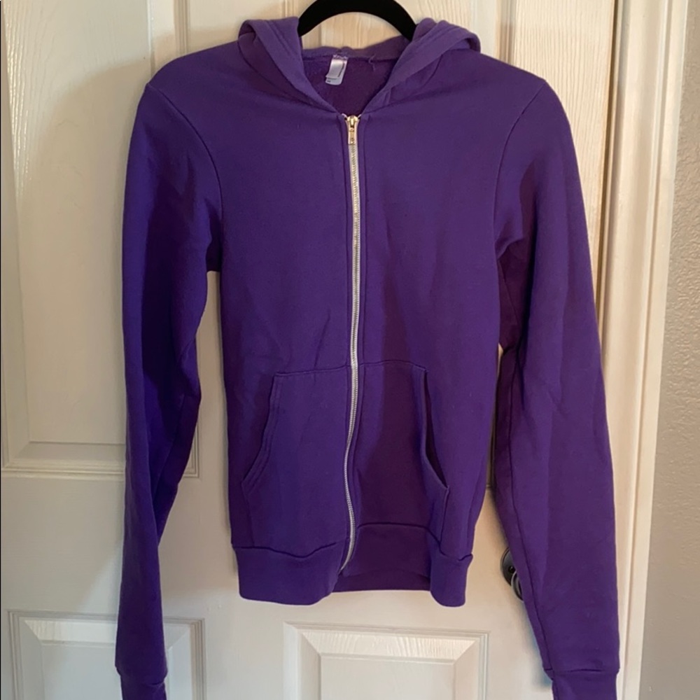 American Apparel purple jacket